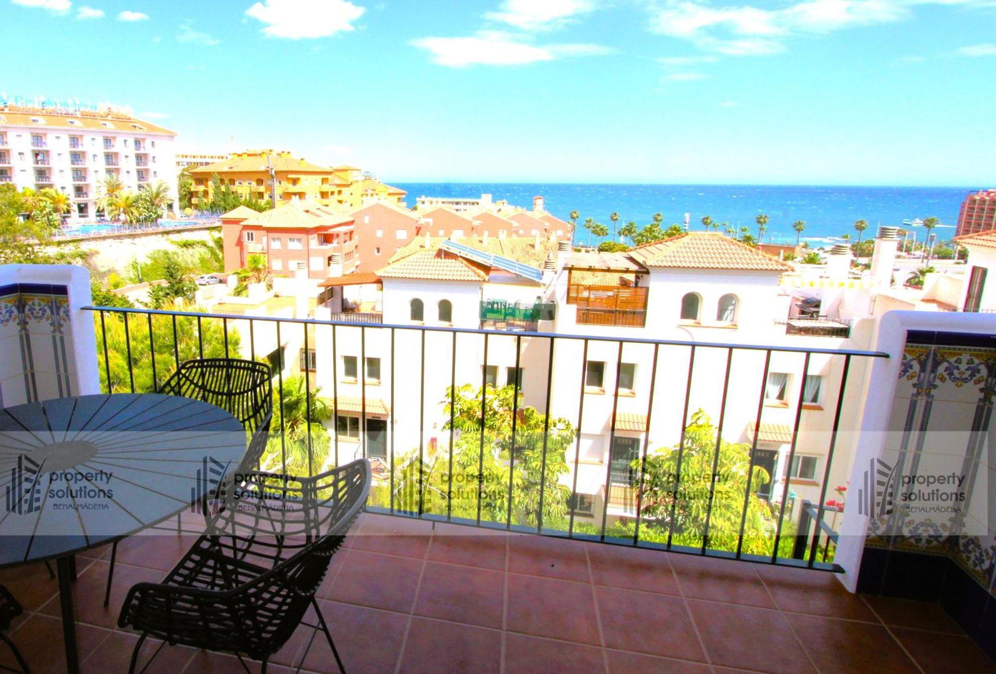 Lomas de Mena, 21 - Ático con vistas al mar - Piscina y Barbacoa - PARKING GRATIS - EXCELENTE CONEXIÓN WIFI Benalmádena Exterior foto